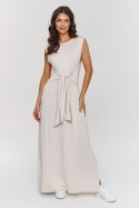 Sukienka Model M873 Light Beige - Makadamia - 40 Sukienka Model M873 Light Beige - Makadamia - 40