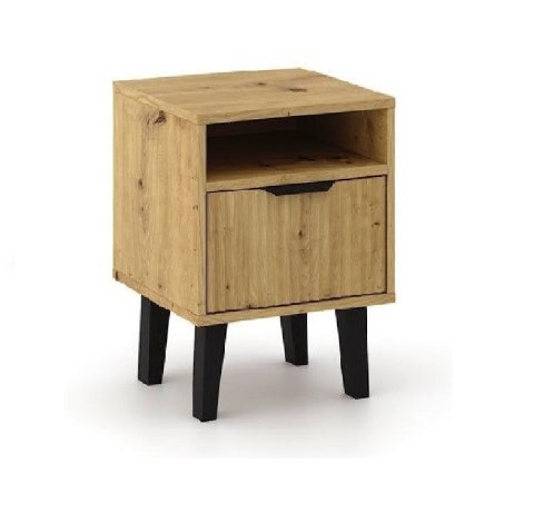 Szafka nocna Scandi 1S SLIM DĄB ARTISAN Szafka nocna Scandi 1S SLIM DĄB ARTISAN