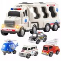 Zestaw laweta autka ambulans straż tir policja dźwięk światło SX600-21A Zestaw laweta autka ambulans straż tir policja dźwięk światło SX600-21A