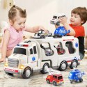 Zestaw laweta autka ambulans straż tir policja dźwięk światło SX600-21A Zestaw laweta autka ambulans straż tir policja dźwięk światło SX600-21A