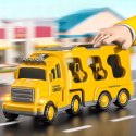 Zestaw laweta transportowa autka budowlane koparka dźwięk światło SX700-10 Zestaw laweta transportowa autka budowlane koparka dźwięk światło SX700-10