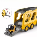 Zestaw laweta transportowa autka budowlane koparka dźwięk światło SX700-10 Zestaw laweta transportowa autka budowlane koparka dźwięk światło SX700-10