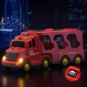 Zestaw strażacki laweta pojazdów straż pożarna tir dźwięk światło SX700-11 Zestaw strażacki laweta pojazdów straż pożarna tir dźwięk światło SX700-11