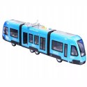 Duży tramwaj jeździ dźwięki światła baterie niebieski 930B Duży tramwaj jeździ dźwięki światła baterie niebieski 930B