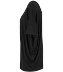 Klasyczna wygodna gładka bluzka oversize luźna elastyczna (Czarny) Klasyczna wygodna gładka bluzka oversize luźna elastyczna (Czarny)