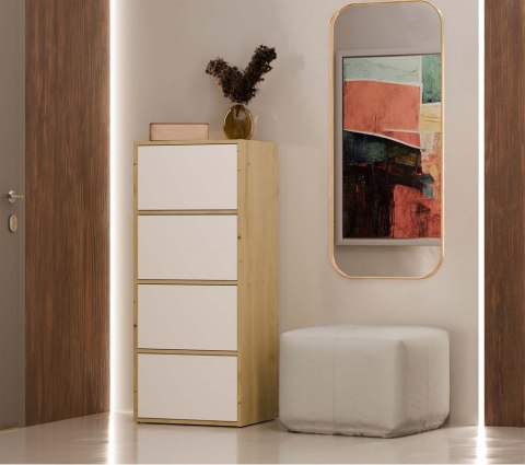 Komoda ALMA Front BIEL Korpus DĄB ARTISAN Komoda ALMA Front BIEL Korpus DĄB ARTISAN