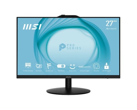 Komputer All-in-One MSI PRO AP272P 14M-496EU (27"/i5-14400/integ/16GB/SSD512GB/W11P/Czarny) Komputer All-in-One MSI PRO AP272P 14M-496EU (27"/i5-14400/integ/16GB/SSD512GB/W11P/Czarny)