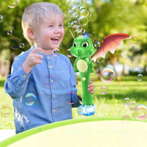 Różdżka dinozaur do baniek mydlanych bańki światło MY213Y-2 Różdżka dinozaur do baniek mydlanych bańki światło MY213Y-2