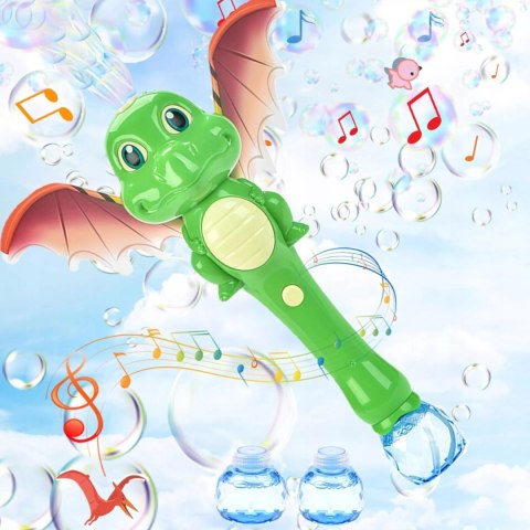 Różdżka dinozaur do baniek mydlanych bańki światło MY213Y-2 Różdżka dinozaur do baniek mydlanych bańki światło MY213Y-2