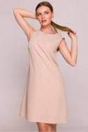 Sukienka Model S408 Beige - Stylove - s Sukienka Model S408 Beige - Stylove - s
