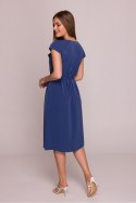 Sukienka Model S411 Blue - Stylove - XL Sukienka Model S411 Blue - Stylove - XL