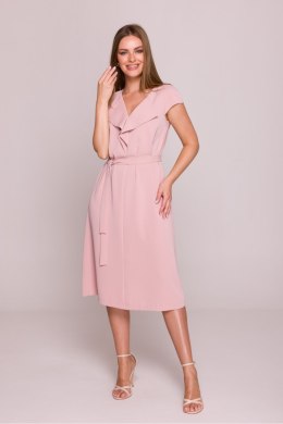 Sukienka Model S411 Powder Pink - Stylove - XXL