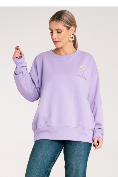 Bluza Damska Model M1152 Violet - Figl - S/M Bluza Damska Model M1152 Violet - Figl - S/M