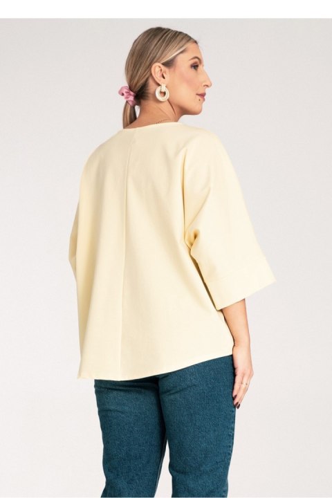 Bluzka Model M1118 Yellow - Figl - uniwersalny