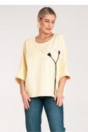 Bluzka Model M1118 Yellow - Figl - uniwersalny