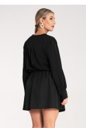 Bluzka Model M1135 Black - Figl - S/M Bluzka Model M1135 Black - Figl - S/M