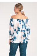Bluzka Model M1142 Blue - Figl - S/M Bluzka Model M1142 Blue - Figl - S/M