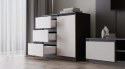 Komoda Malwa 1D3S ANTRACYT / BIAŁY Komoda Malwa 1D3S ANTRACYT / BIAŁY