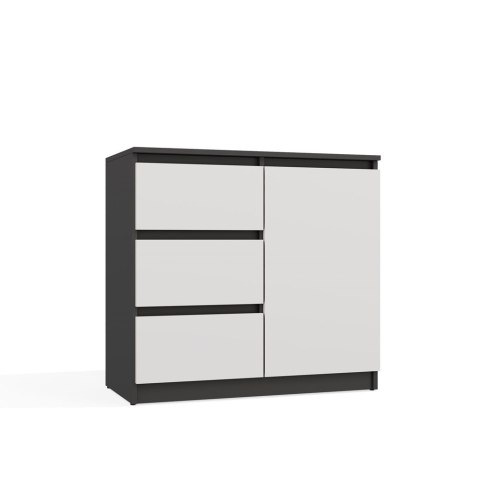 Komoda Malwa 1D3S ANTRACYT / BIAŁY Komoda Malwa 1D3S ANTRACYT / BIAŁY