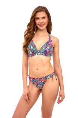Kostium dwuczęściowy Biustonosz Bralet Kąpielowy Model Coral Multicolor - Lupo Line - 70G