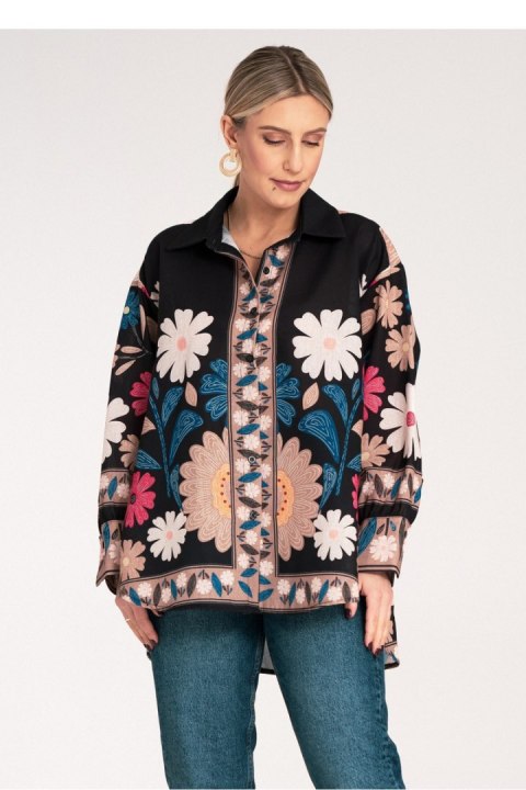 Koszula Damska Model M1147 Black - Figl - S/M