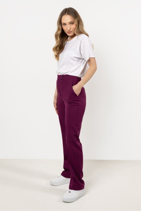 Spodnie Damskie Model A713 Plum - awama - M Spodnie Damskie Model A713 Plum - awama - M