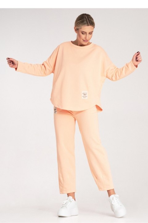 Spodnie Dres Model M1125 Orange - Figl - S/M Spodnie Dres Model M1125 Orange - Figl - S/M