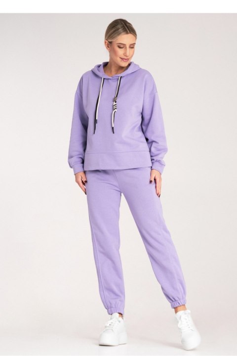 Spodnie Dres Model M1126 Violet - Figl - S/M Spodnie Dres Model M1126 Violet - Figl - S/M