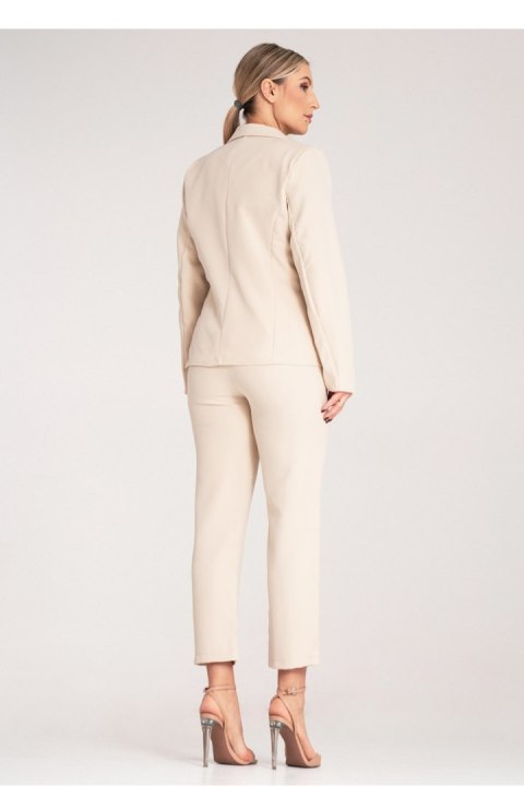Spodnie Komplet Model M1148 Beige - Figl - S/M Spodnie Komplet Model M1148 Beige - Figl - S/M