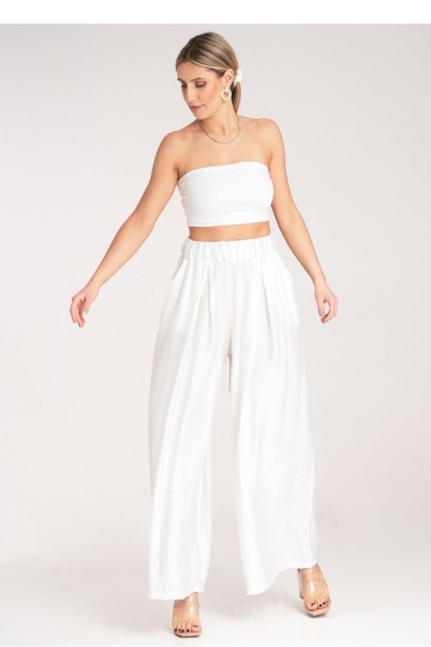Spodnie Damskie Model M1158 White - Figl - uniwersalny