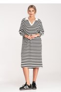 Sukienka Model M1098 Black/White - Figl - uniwersalny