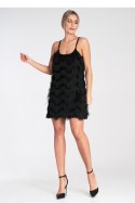 Sukienka Model M1107 Black - Figl - S/M Sukienka Model M1107 Black - Figl - S/M