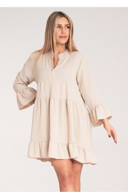 Sukienka Model M1136 Beige - Figl - S/M
