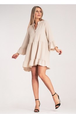 Sukienka Model M1136 Beige - Figl - S/M