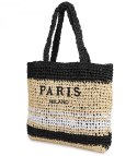 Torebka boho PARIS MILANO w paski (Beżowy) Torebka boho PARIS MILANO w paski (Beżowy)