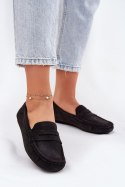 Zamszowe Mokasyny Damskie Big Star RR274948 Czarne - Step in style - 39 Zamszowe Mokasyny Damskie Big Star RR274948 Czarne - Step in style - 39