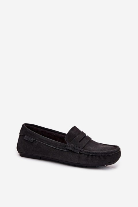 Zamszowe Mokasyny Damskie Big Star RR274948 Czarne - Step in style - 39 Zamszowe Mokasyny Damskie Big Star RR274948 Czarne - Step in style - 39