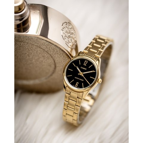 Zegarek Casio Damski LTP-V005G-1B + BOX Zegarek Casio Damski LTP-V005G-1B + BOX