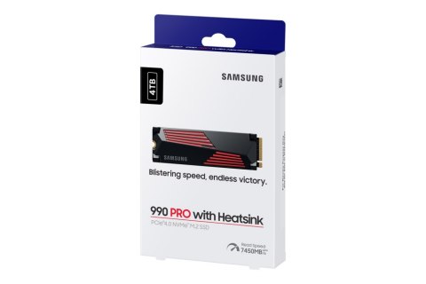 Dysk SSD M.2 SAMSUNG 990 PRO Heatsink 4 TB (M.2 2280″ /4 TB ) Dysk SSD M.2 SAMSUNG 990 PRO Heatsink 4 TB (M.2 2280″ /4 TB )