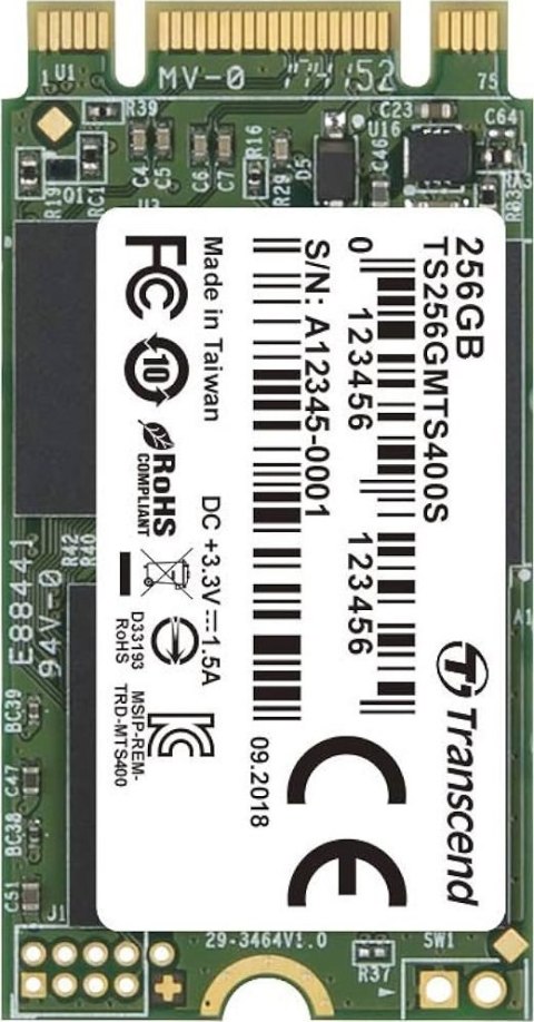 Dysk SSD TRANSCEND TS256GMTE400S (M.2 2242″ /256 GB ) Dysk SSD TRANSCEND TS256GMTE400S (M.2 2242″ /256 GB )