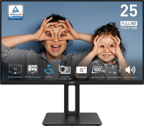 Monitor MSI PRO MP251P (24.5" /IPS /100Hz /1920 x 1080 /Czarny) Monitor MSI PRO MP251P (24.5" /IPS /100Hz /1920 x 1080 /Czarny)