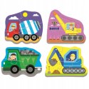 Puzzle Baby pojazdy na budowie Trefl 36072 Puzzle Baby pojazdy na budowie Trefl 36072
