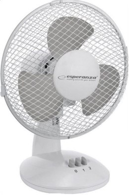 Wentylator biurkowy ESPERANZA 23cm EHF004WE Biało-szary
