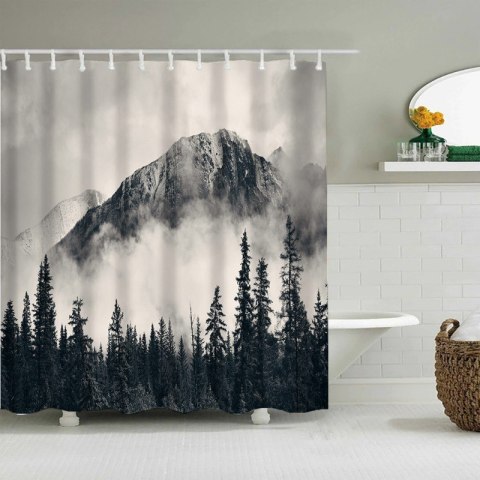 Duschvorhang, 3D gedruckt, wasserdicht 200x180 cm ZPR15 Duschvorhang, 3D gedruckt, wasserdicht 200x180 cm ZPR15