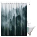 Duschvorhang, 3D gedruckt, wasserdicht 200x180 cm ZPR21