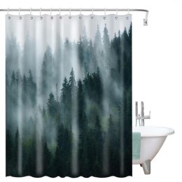 Duschvorhang, 3D gedruckt, wasserdicht 200x180 cm ZPR21