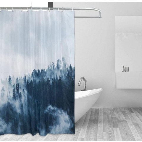 Duschvorhang, 3D gedruckt, wasserdicht 200x180 cm ZPR22 Duschvorhang, 3D gedruckt, wasserdicht 200x180 cm ZPR22
