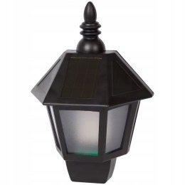 ELEWACYJNA ŚCIENNA LAMPA SOLARNA WISZĄCA LAMPION LATARNIA EFEKT PŁOMIENIA