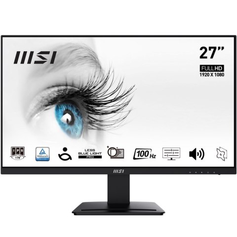 Monitor MSI PRO MP273A (27.1" /IPS /100Hz /1920 x 1080 /Czarny) Monitor MSI PRO MP273A (27.1" /IPS /100Hz /1920 x 1080 /Czarny)