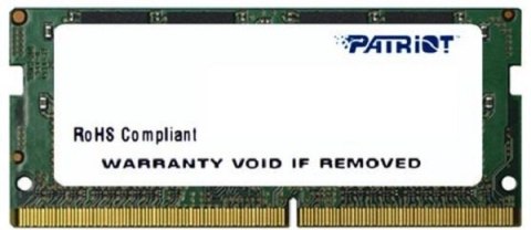 Pamięć PATRIOT (SODIMM/DDR4/16 GB/2666MHz/1.2V/19CL/SINGLE) Pamięć PATRIOT (SODIMM/DDR4/16 GB/2666MHz/1.2V/19CL/SINGLE)